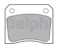 Sada brzdovch destiek DELPHI ‐ DF LP133