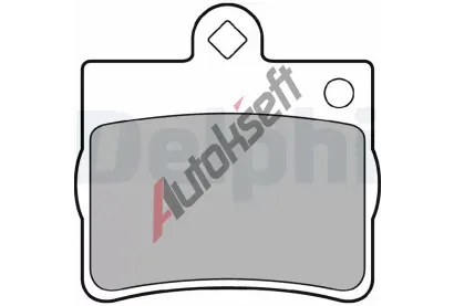 DELPHI Sada brzdovch destiek DF LP1402, LP1402