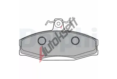 DELPHI Sada brzdovch destiek - kotouov brzda DF LP1429, LP1429