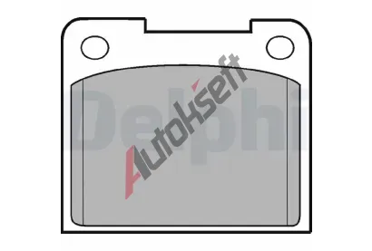 DELPHI Sada brzdovch destiek DF LP15, LP15