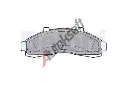 DELPHI Sada brzdovch destiek DF LP1625, LP1625