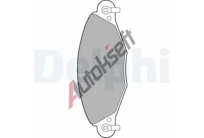 DELPHI Sada brzdovch destiek DF LP1655, LP1655