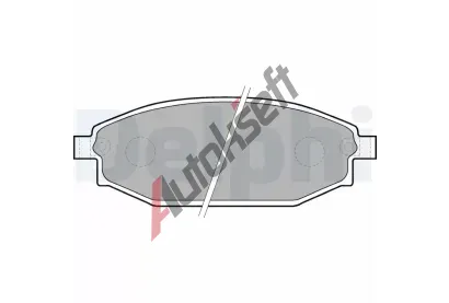 DELPHI Sada brzdovch destiek DF LP1665, LP1665