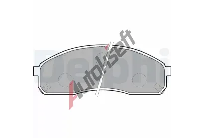 DELPHI Sada brzdovch destiek DF LP1671, LP1671