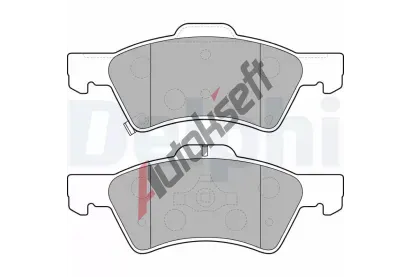 DELPHI Sada brzdovch destiek DF LP1693, LP1693
