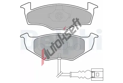 DELPHI Sada brzdovch destiek DF LP1709, LP1709