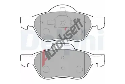DELPHI Sada brzdovch destiek DF LP1714, LP1714