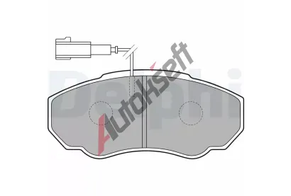 DELPHI Sada brzdovch destiek DF LP1750, LP1750