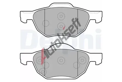 DELPHI Sada brzdovch destiek DF LP1862, LP1862