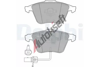 DELPHI Sada brzdovch destiek DF LP1922, LP1922