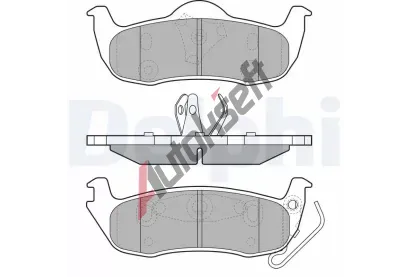 DELPHI Sada brzdovch destiek DF LP1975, LP1975