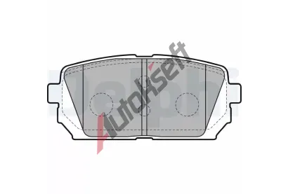 DELPHI Sada brzdovch destiek DF LP2051, LP2051