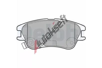 DELPHI Sada brzdovch destiek DF LP2062, LP2062