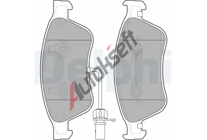 DELPHI Sada brzdovch destiek DF LP2072, LP2072