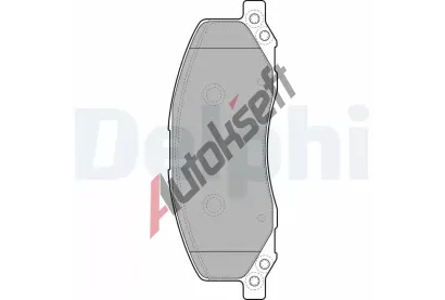 DELPHI Sada brzdovch destiek DF LP2082, LP2082