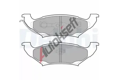 DELPHI Sada brzdovch destiek DF LP2085, LP2085