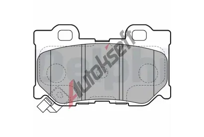DELPHI Sada brzdovch destiek DF LP2157, LP2157