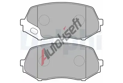 DELPHI Sada brzdovch destiek DF LP2208, LP2208