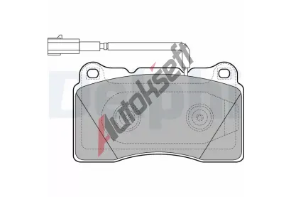 DELPHI Sada brzdovch destiek DF LP2221, LP2221