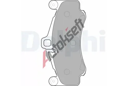 DELPHI Sada brzdovch destiek DF LP2232, LP2232