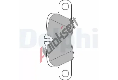 DELPHI Sada brzdovch destiek DF LP2237, LP2237