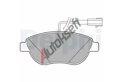 DELPHI Sada brzdovch destiek DF LP2240, LP2240