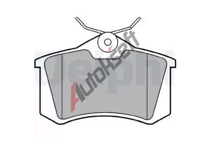 DELPHI Sada brzdovch destiek DF LP2254, LP2254