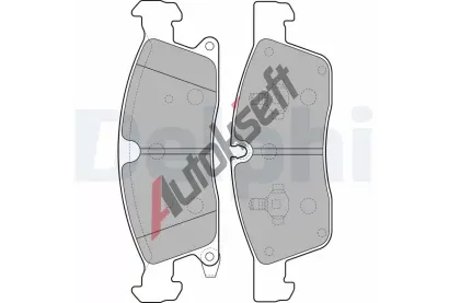 DELPHI Sada brzdovch destiek DF LP2275, LP2275