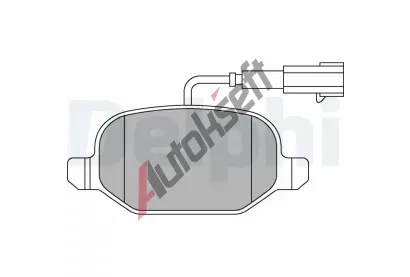 DELPHI Sada brzdovch destiek DF LP2300, LP2300