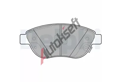 DELPHI Sada brzdovch destiek DF LP2476, LP2476