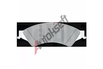 DELPHI Sada brzdovch destiek DF LP2484, LP2484