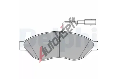 DELPHI Sada brzdovch destiek DF LP2498, LP2498