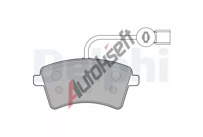 DELPHI Sada brzdovch destiek DF LP2504, LP2504