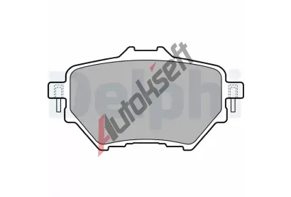 DELPHI Sada brzdovch destiek DF LP2505, LP2505