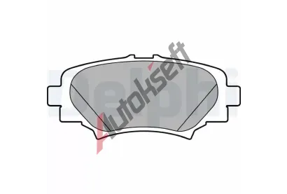 DELPHI Sada brzdovch destiek DF LP2702, LP2702
