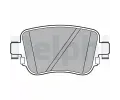 Sada brzdovch destiek DELPHI ‐ DF LP2709