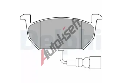DELPHI Sada brzdovch destiek DF LP3146, LP3146
