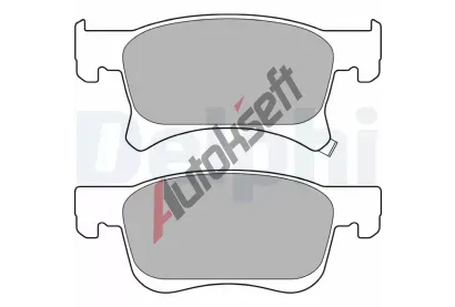 DELPHI Sada brzdovch destiek DF LP3164, LP3164