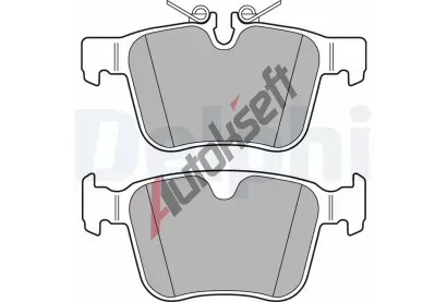DELPHI Sada brzdovch destiek DF LP3167, LP3167