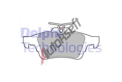 DELPHI Sada brzdovch destiek DF LP3207, LP3207