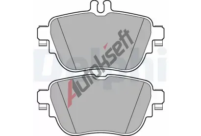 DELPHI Sada brzdových destiček DF LP3262, LP3262  DELPHI Sada brzdových destiček DF LP3262, LP3262