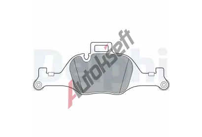 DELPHI Sada brzdovch destiek DF LP3299, LP3299