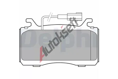 DELPHI Sada brzdovch destiek DF LP3310, LP3310