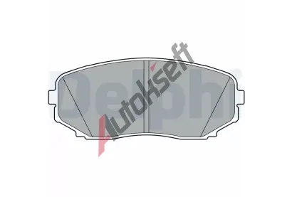 DELPHI Sada brzdovch destiek DF LP3399, LP3399