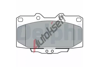 DELPHI Sada brzdovch destiek DF LP3409, LP3409
