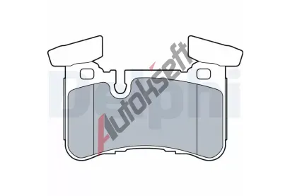 DELPHI Sada brzdovch destiek DF LP3516, LP3516