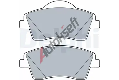 DELPHI Sada brzdovch destiek DF LP3528, LP3528