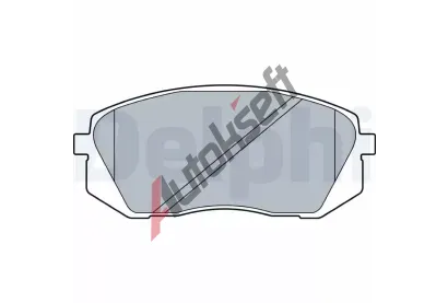 DELPHI Sada brzdovch destiek DF LP3535, LP3535