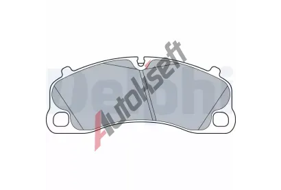 DELPHI Sada brzdovch destiek DF LP3570, LP3570