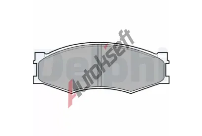 DELPHI Sada brzdovch destiek DF LP358, LP358